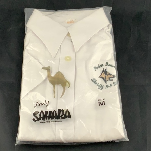 Vintage Lady Sahara Polo Palm Beach K-9 School M New in Bag - Picture 1 of 4